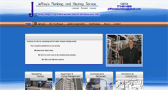 Desktop Screenshot of jeffreysplumbing.com